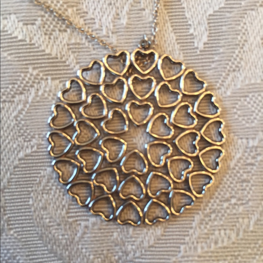 Tiffany & Co Crown of Hearts Medallion necklace